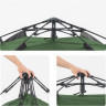 Палатка автоматическая NATUREHIKE NH21ZP008, трехместная, зеленая 6976023922336